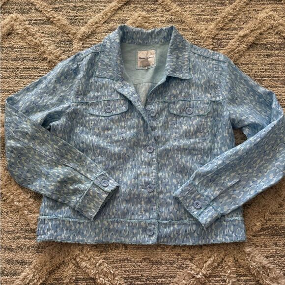 Tommy Bahama Cheetah Print Linen Jacket Size Medium - Picture 7 of 13